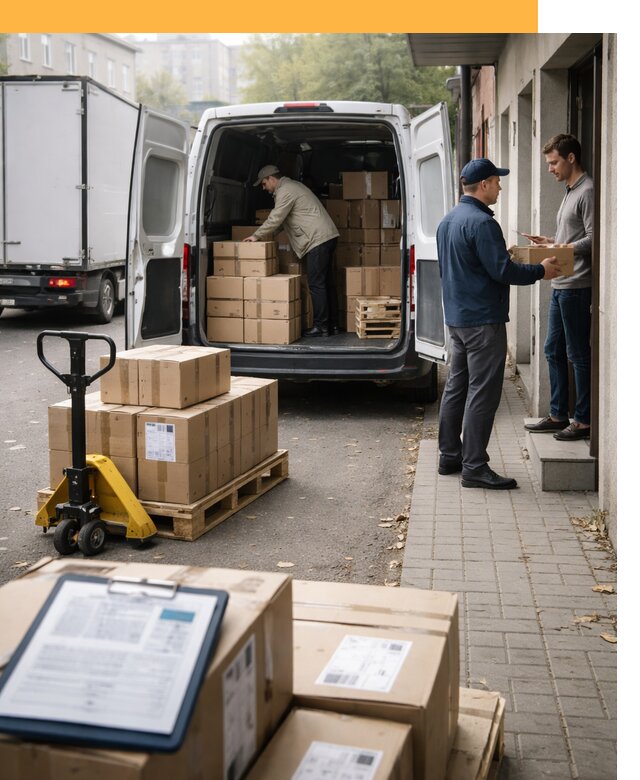 Доставка грузов от двери до двери с таможней от 46386 руб.