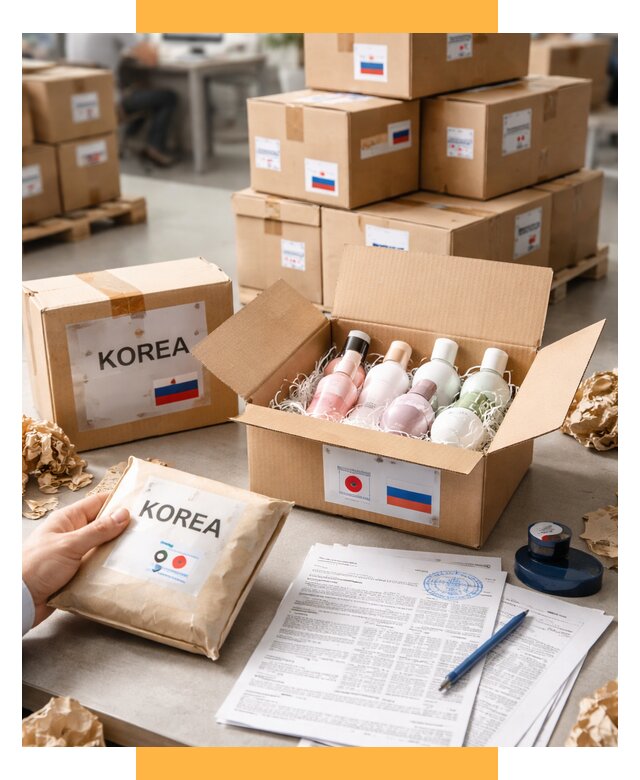 Доставка косметики из Кореи от 8762 р. под ключ | СетСервис-Вкз