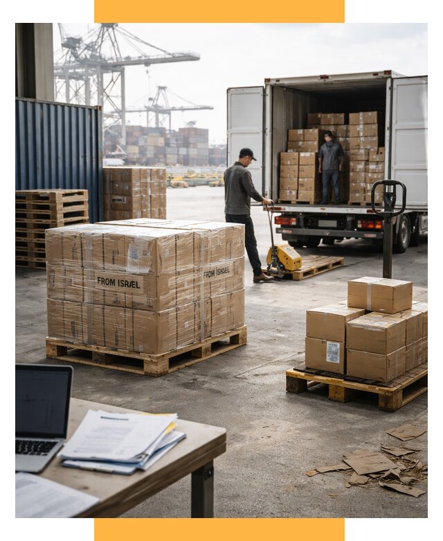 Доставка грузов из Израиля от 15462 р., логистика от СетСервис-Вкз
