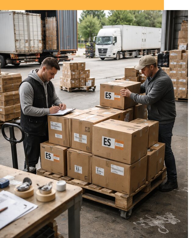 Доставка грузов в Испанию автотранспортом от 36078 руб