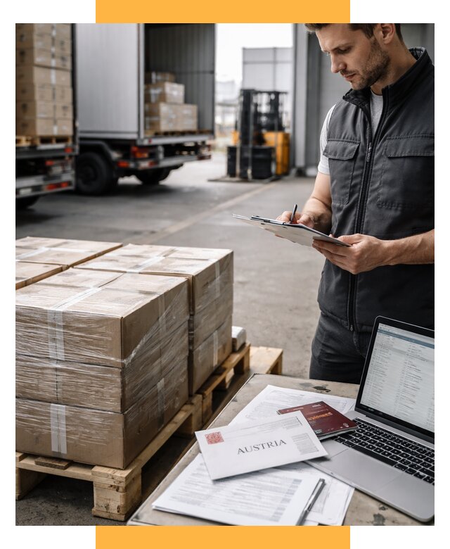 Доставка в Австрию от 67002 р. Логистика и экспорт СетСервис-Вкз