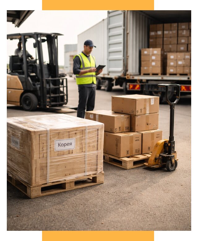 Доставка грузов в Корею из России от 36078 р. | СетСервис-Вкз