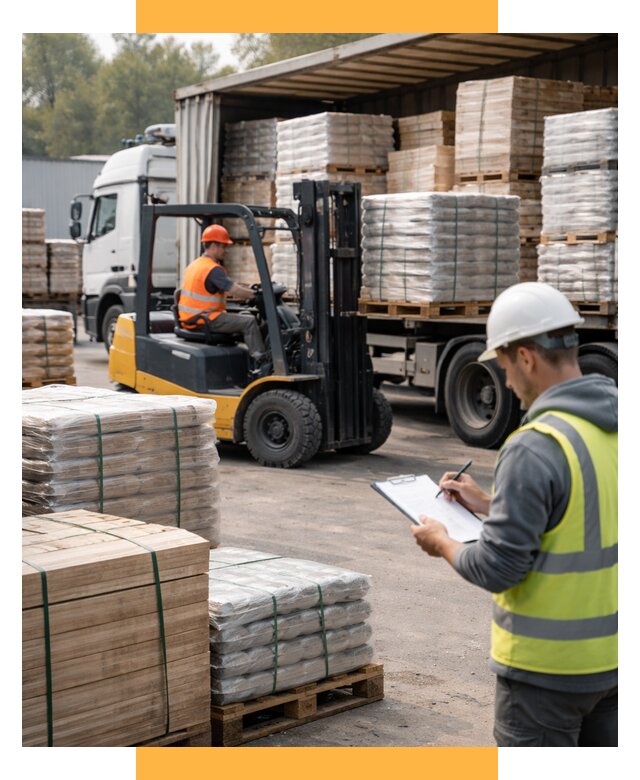 Перевозка строительных материалов от 5669 р. | СетСервис-Вкз