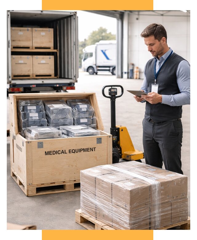 Перевозка медицинского оборудования от 15462 р. в СетСервис-Вкз