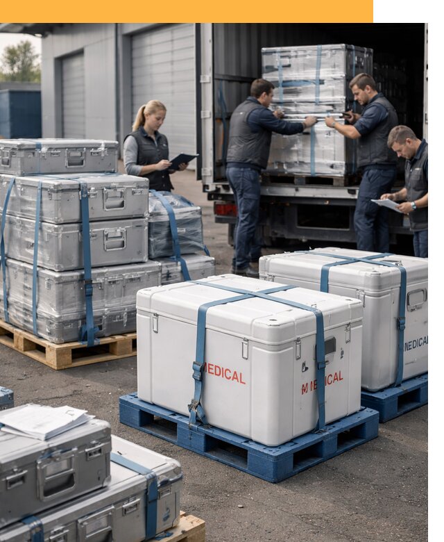 Перевозка медицинского оборудования по всему миру от 15462 руб