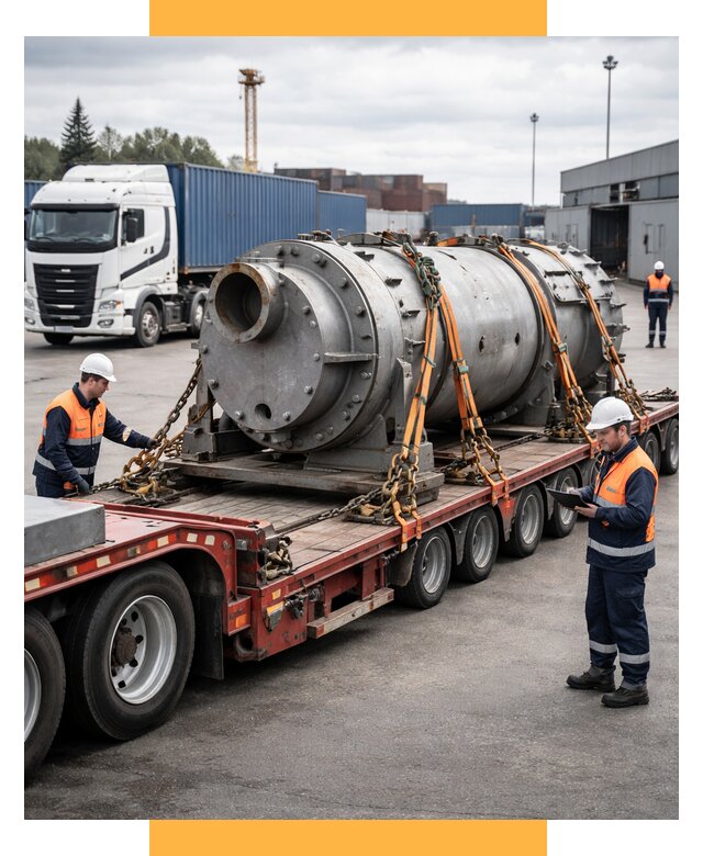 Перевозка тяжеловесных грузов под ключ от 154620 р. | СетСервис-Вкз