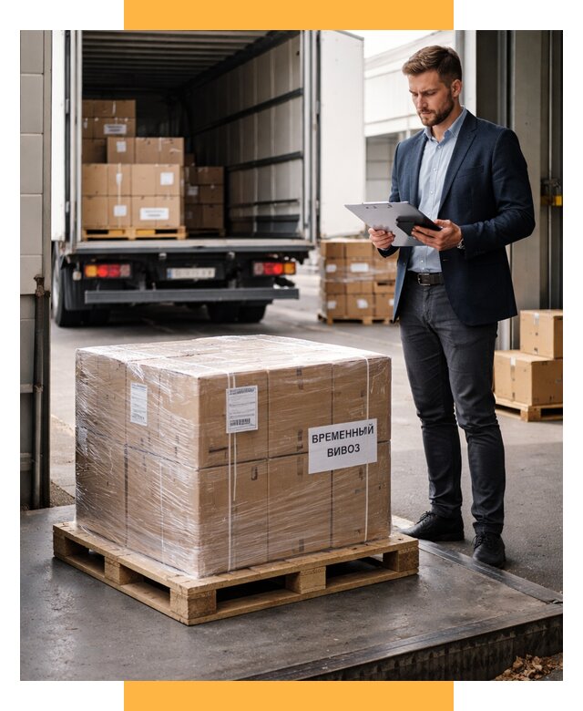 Временный вывоз товаров под ключ от 8246 р. | СетСервис-Вкз