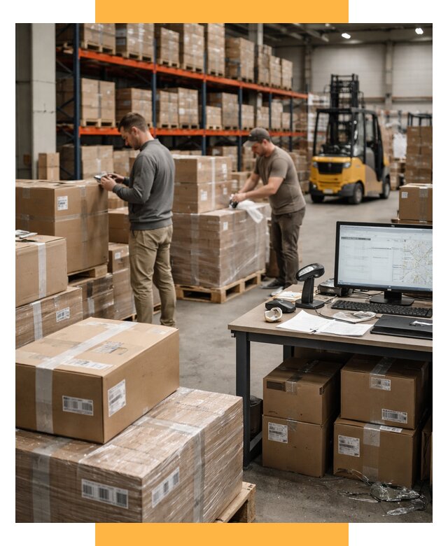 Склад консолидации в Европе от 6700 р., услуги СетСервис-Вкз